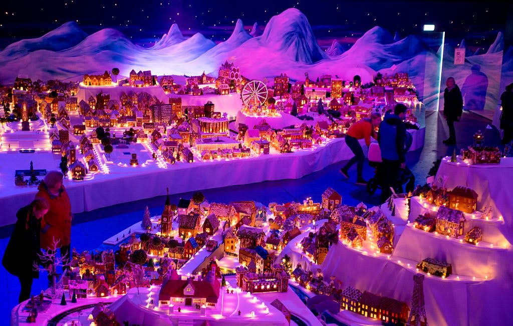 Inside the world's largest gingerbread town in Norway